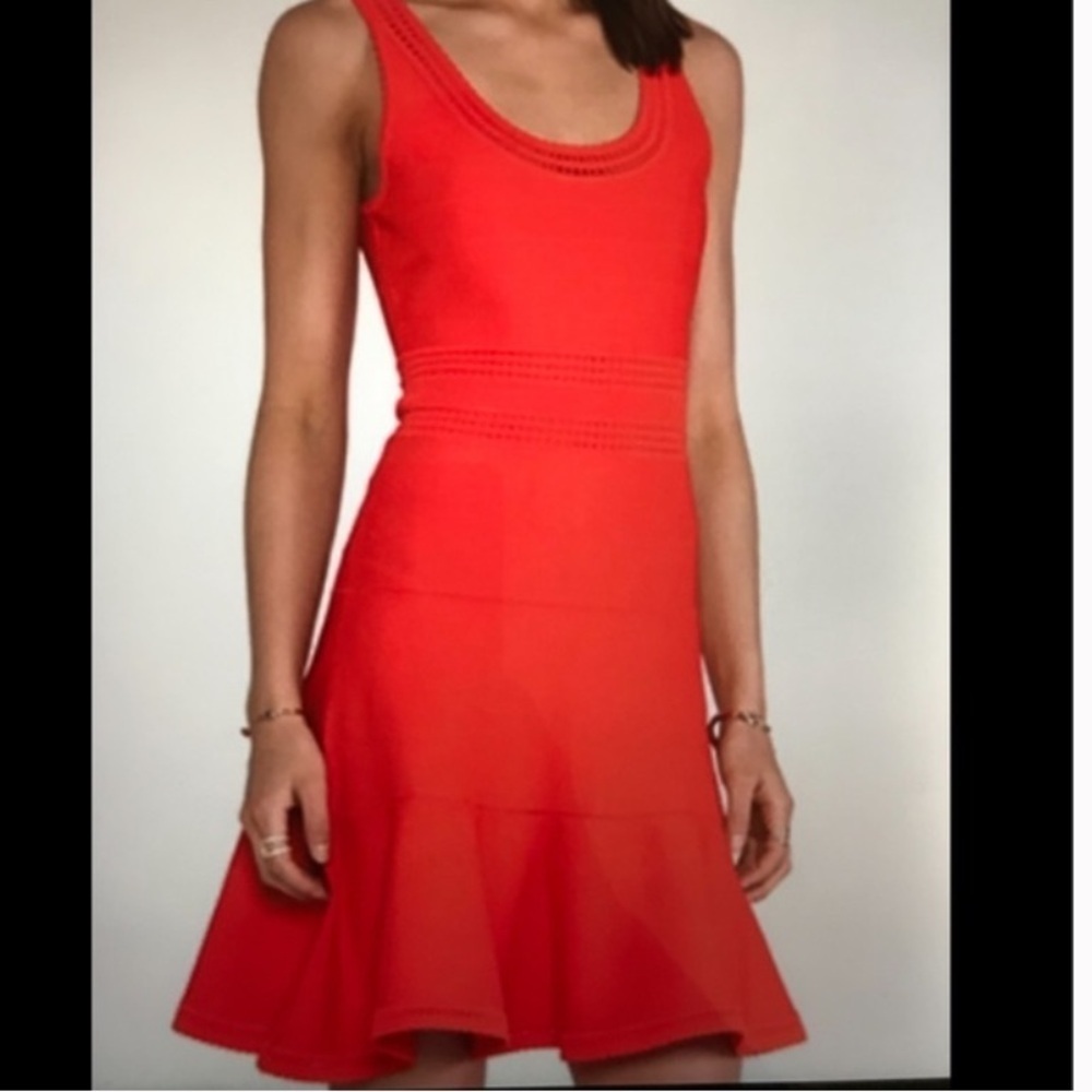 Diane Von Furstenberg DVF PERRY Dress Red Size Medium